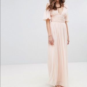 Size 4 Constance Cold Shoulder Maxi Dress